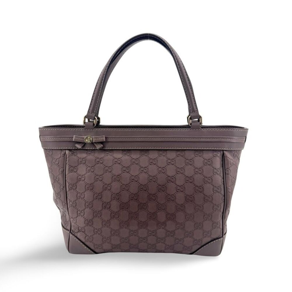 Gucci Mayfair Guccissima Leather Brown Leather Tote Bag Bag